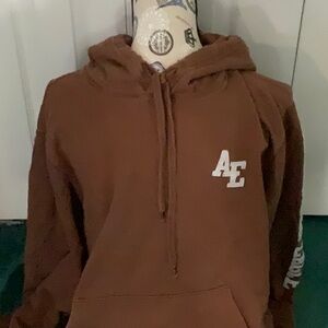 AE brown hoodie